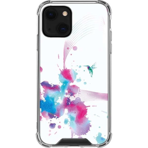 Skinit Abstract Art Violet Harmony (Hummingbird) iPhone 14 Clear Case