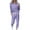 Purple, variant on NSLGXD Womens Plus Size 2 Piece Outfits Lounge Stripe Round Neck Long Sleeve Sweatshirt Drawstring Elastic Waist Jogger Sweatpants Y2K Tracksuit Sweatsuit Set Fall Clothes