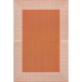 thumbnail image 2 of nuLOOM Asha Simple Border Indoor/Outdoor Area Rug, 6' 7" x 9', Orange, 2 of 9