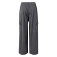 thumbnail image 5 of PUYAHG Casual Pants Men Corduroy Slim Fit Comfortable Stretch High Waist Long Straight Leg Workwear Outdoor Daily Wear Relaxed Fit Trousers Grey,XL, 5 of 9