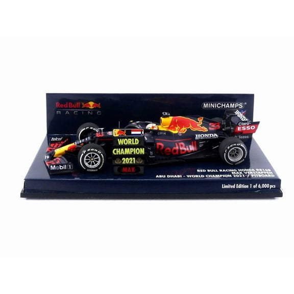 Red Bull Racing F1 Max Verstappen RB16B Abu Dhabi GP 1:43 Model Car - Minichamps