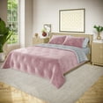 thumbnail image 4 of Beautiful Signature Floral Woodrose Velvet Reversible Quilt, Full/Queen by Drew Barrymore, 4 of 8