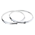 thumbnail image 1 of Thinsony 1 Pair Iron Tom Drum Hoop Ring Rim 13inch 6 Holes, 1 of 8