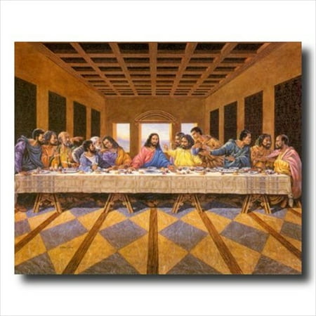 - Black Last Supper Jesus Christ Wall Picture Art Print