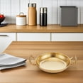 SEWACC Golden Stainless Steel Hot Pot with Double Handles for Easy Home ...