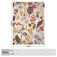 thumbnail image 4 of HENGT Mushroom Blanket, Cute Soft Warm Cartoon Bed Bedding Throw Blankets for Couch Bedroom Sofa Office, All Season Cozy Flannel Plush Blanket Gifts for Girls Boys Kids Adults,, 4 of 6