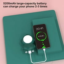 Nkmbld Rechargeable Hand Warmers, Fast Hot Hands Reusable Portable Astronaut Electric Heater for Camping Hunting Golf, Gifts for Women Men, Green