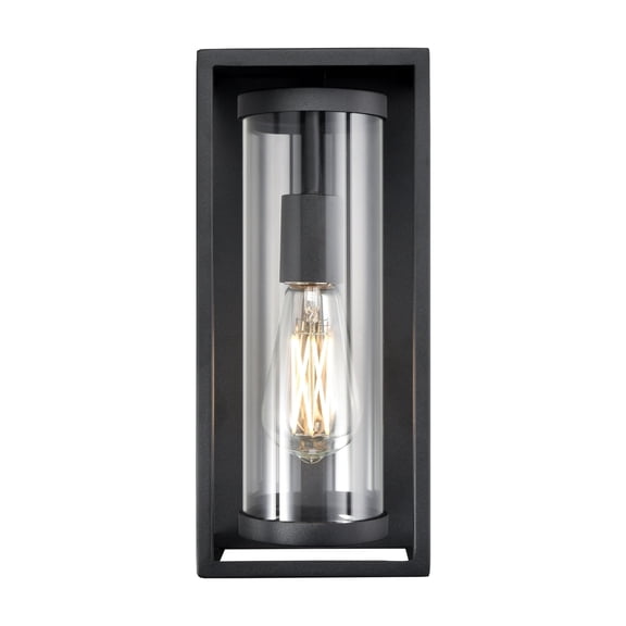 Millennium Lighting   1 Light Outdoor Wall Sconce in Textured Black 13.75  Inch
