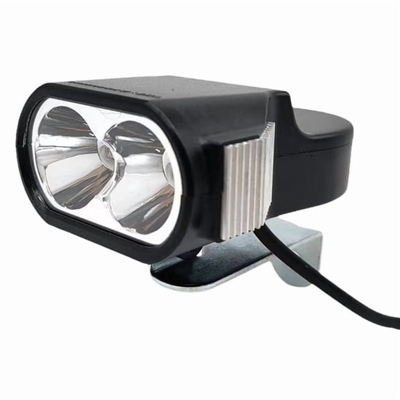 36V 48V 60V E-Bike LED Headlight High-Intensity Bicycle Front Lamp Waterproof Flashlight for Night Riding Safety
