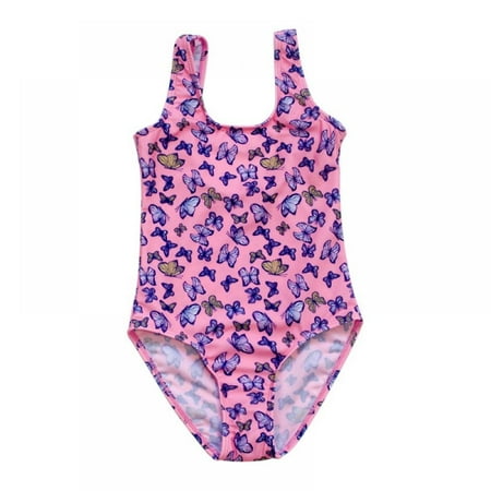 

AJZIOJIRO Kids Girl s UPF 50+ Sun Protection Swimsuit One Piece Sling Sleeve Rash Guard Bathing Suit