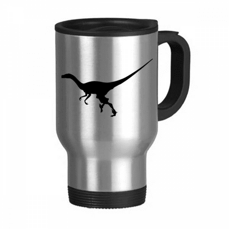 

Dinosaur Miniature Bone Run Travel Mug Flip Lid Stainless Steel Cup Car Tumbler Thermos
