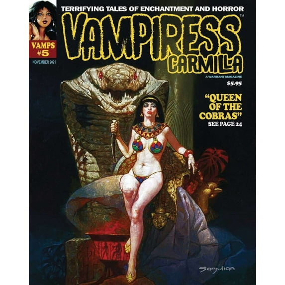 Vampiress Carmilla #5 VF ; Warrant Comic Book