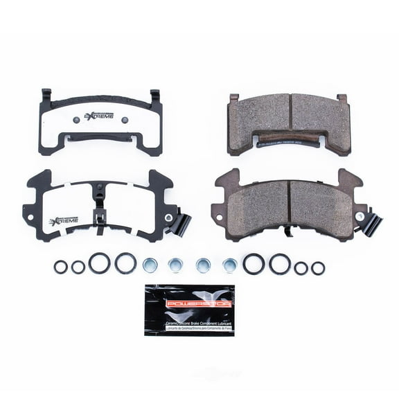 Power Stop Z26-154 Ceramic Brake Pads For 1982-2003 Chevrolet S Truck, 1991-2003 GMC Sonoma, Hardware