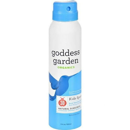 Goddess Garden HG1642172 3.4 oz Sunscreen - Natural Kids SPF 30 Continuous Spray