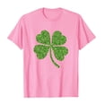 thumbnail image 6 of HOMBOM Womens Tops Short Sleeve Summer T-Shirts St.Patrick's Day Shamrock Print Casual Pink Graphic Tees for Ladies Crew Neck, 6 of 6