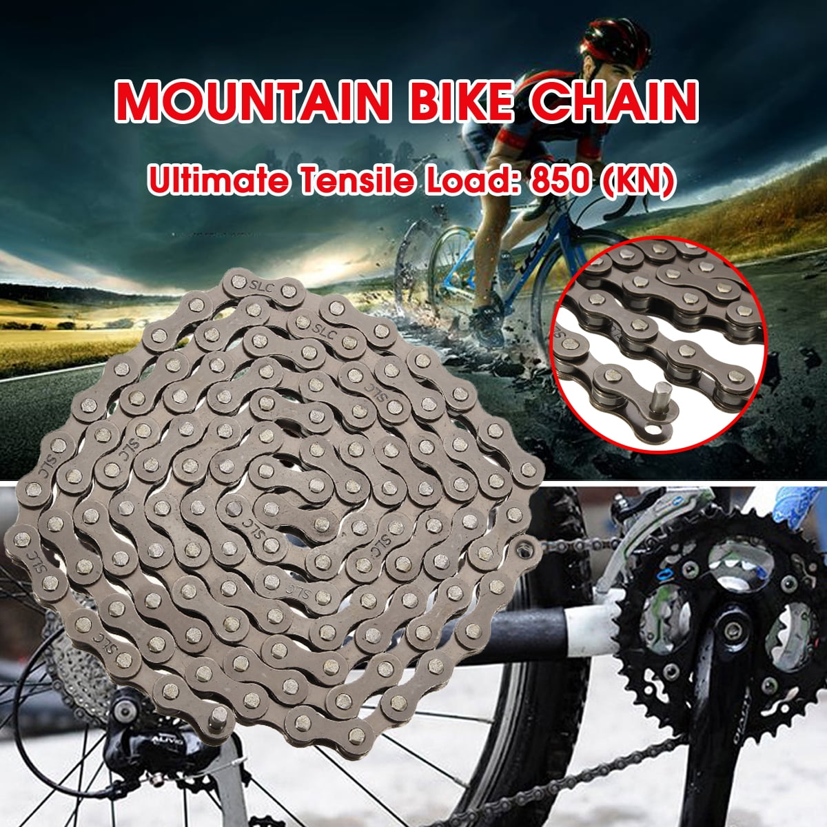 8 speed mountain bike chain