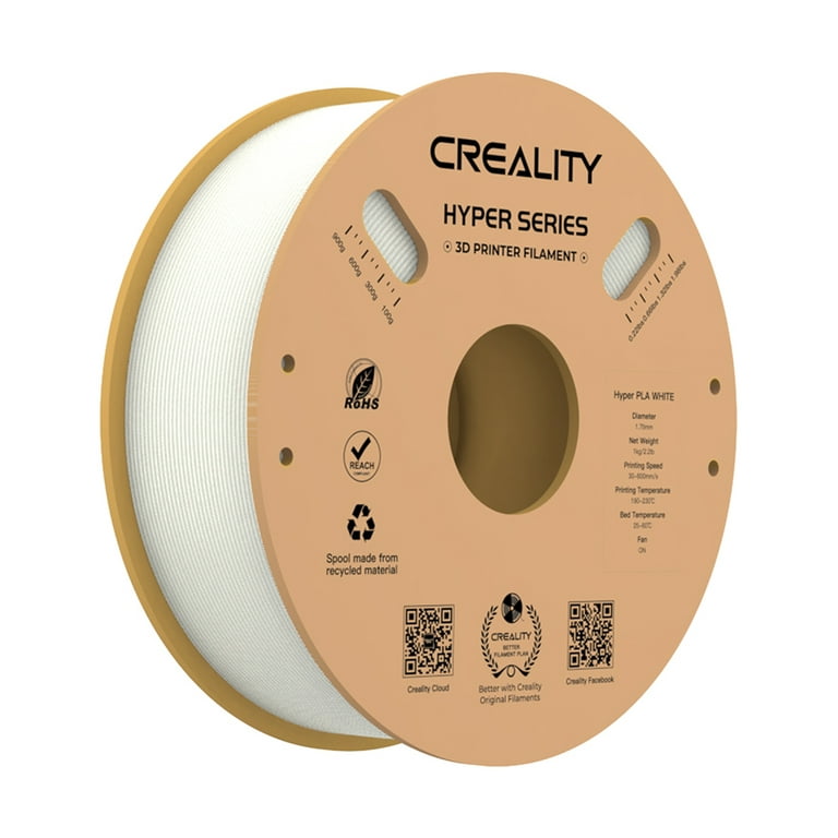 Arealer Creality Hyper PLA Filament 1.75mm High Fluidity High Speed 3D  Printing Material Stable Extrusion Spool Dimensional 1KG(2.2lb) Accuracy  +/-0.03mm Standard 1 Roll - Red 