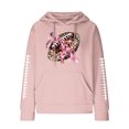 thumbnail image 4 of Mceream Womens Game Day Sweatshirt Football Long Sleeve Shirt Knit Print Crew Neck Rugby Pullovers Casual Game Day Fan Pullover Top Pink XXXL, 4 of 4