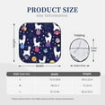 thumbnail image 3 of JUNZAN Lama in Space Pattern Car Windshield Sun Shade | Reflective Sunshade | Foldable 2-Piece Sun Shield Protect Your Car | Fits Sedans, SUVs, Hatchbacks-Small, 3 of 6