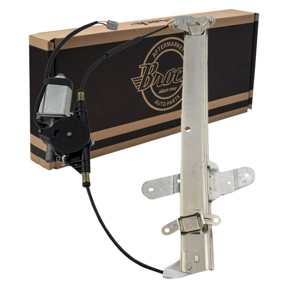 Brock Window Regulator w/ Motor for 1998-2011 Town Car Front Right 6W1Z5423200AA