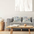 thumbnail image 3 of Stupell Industries Nautical Sea Life Stripes Square Decorative Printed Throw Pillow, 18 x 18, Set of 2, 3 of 6