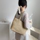 thumbnail image 2 of 1 bolso de paja de verano, bolso de hombro tejido de gran capacidad, bonito bolso de mano para mujer., 2 of 5