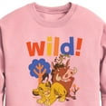 thumbnail image 2 of The Lion King - Wild! - Simon, Pumbaa, & Timon - Toddler & Youth Crewneck Fleece Sweatshirt, 2 of 4