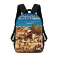 thumbnail image 1 of La Vida Magnífica de Marcel Pagnol-theme Backpack, Campus style schoolbag Bookbag with Adjustable Shoulder Straps And Large Zip Compartment, Unisex Travel Bags., 1 of 6