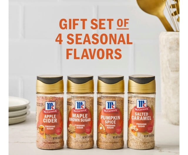 McCormick Fall Finishing Sugar Limited Edition Complete Full Set Of 4 New 2025