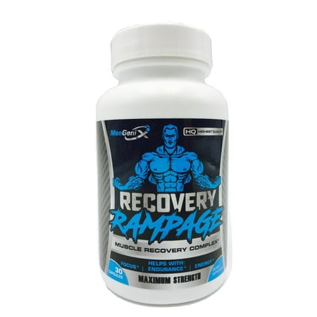 Mengenix- Recovery Rampage- Muscle Recovery Complex- Post Workout Supplement- Focus - Endurance- Energy- Sleep better- Recover