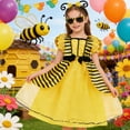 thumbnail image 2 of OSOLU Children Girls Outfits Tutu Dress Short Sleeve Headband Glasses Stage Performances Breathable Lightweight Versatile Travel Clothing Sets, 2 of 6
