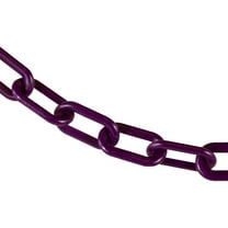 2 Inch x 25 Feet Purple Plastic Safety Chain