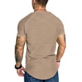 thumbnail image 5 of COOFANDY Mens Gym Workout Casual Short Sleeve Slim-Fitted T Shirt, 5 of 7