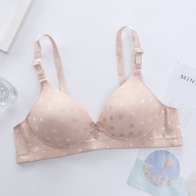 Mefallenssiah Femmes Minces, Non en Acier Bordé, Collection Latérale Rassemblée, Poitrine Latérale, Soutien-Gorge Imprimé Traditionnel