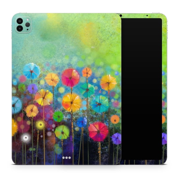 DesignSkinz Abstract Flower Meadow Full-Body Skin Decal Wrap Cover for iPad (A1219/A1337)