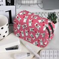 thumbnail image 7 of Kdxio French Bulldog And Heart for Double Compartment Pen Case Oxford Organizer with Zipper Pockets for Students Artists, 7 of 7