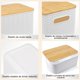 thumbnail image 3 of Cestas de Almacenamiento Plásticas con Tapa, Caja de Almacenamiento para Armario, Cesta de Plástico con Tapa, Contenedores Plásticos para Organizar el Hogar, 3 of 4