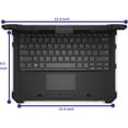 thumbnail image 5 of Restored Dell Latitude Extreme Rugged 7214 FHD 1920 x 1080 Laptop PC Intel Core i5-6300U 2.4Ghz Processor, 16GB DDR4 Ram, 512GB SSD, WiFi & Bluetooth, Windows 10, Black, 5 of 5