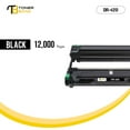 thumbnail image 5 of Toner Bank Compatible for Brother DR420 DR-420 Drum Unit HL-2270DW 2280DW 2230 2240 MFC-7360N 7860DW DCP-7065DN Intellifax 2840 Printer (Black, 1 Pack), 5 of 9