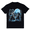 Black-3, variant on Three Wolves Howling Under ICY Full Moon Gray Wolf T-Shirt Tees for Men and Women