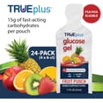 thumbnail image 6 of TRUEplus Glucose Gel Pouch, 15g Fast-Acting Carbohydrates, Fruit Punch Flavor, 24 Pack, 6 of 10