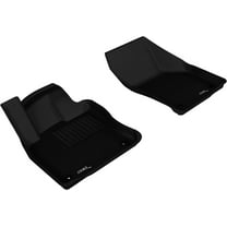 3D MAXpider Custom Fit Kagu Floor Mat (Black) Compatible with Volkswagen Golf/Alltrack/GTI/R/Sportwagen 2015-2024 - Front Row