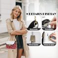 thumbnail image 6 of KUIFORTI Christmas Deer Womens Crossbody Flap Bag Easy to Carry Trendy Small Shoulder Bag Ladies Handbag Functional Shoulder Bag for Women for Travel Daypack, 6 of 7
