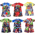 thumbnail image 2 of Avengers Suit Short Sleeve Pajamas Home Clothes Boy--ZJKDGJKJ, 2 of 4