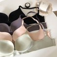 thumbnail image 5 of Conjunto De Sujetador De Seda De Hielo Inalámbrico Para Mujeres Push Up Bra Hermosa Espalda Sexy Ropa Interior Cómoda Sin Costuras Panty, 5 of 5