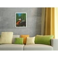thumbnail image 4 of Red-necked Grebe Water Birds - Air Canada - Vintage Travel Poster - Fine Art Rolled Canvas Print 16in x 20in, 4 of 4