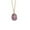 Purple 2M1, variant on ZZkhGO Stainless Steel Natural Stone Necklace, Female Clavicle Chain Pendant Jewelry, Healing Crystal Choker Gift for Women