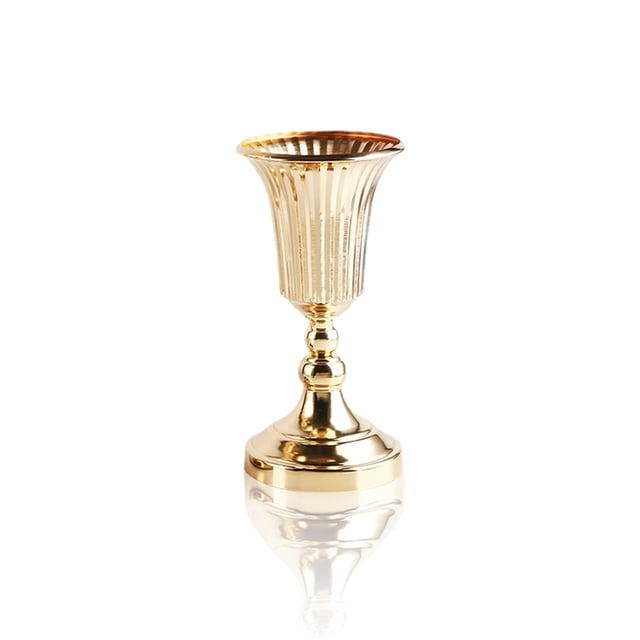 Advancent Jarrón de centro de para boda, fiesta, comedor, decoraciones de mesa, soporte de de flores alto, arreglo, suministros para el hogar Decoración del hogar Oro S Advancent HA008315-01B