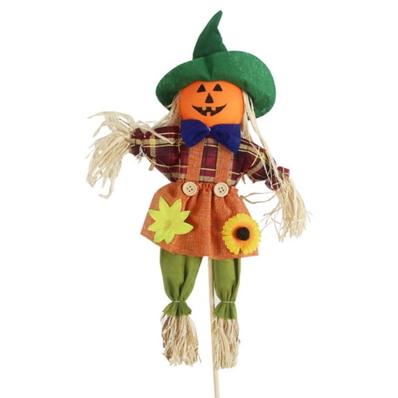 Halloween Garden Scarecrow Small Fall Harvest Scarecrow Decor Thanksgiving Festival Decoration For Garden Home Yard Porch