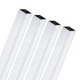 thumbnail image 1 of Tubo cuadrado de aluminio 6063 de 300 mm en paquete de 4, 12x12 mm de ancho exterior, 1 mm de grosor de pared, tubería de aluminio sin costura para construcción de marcos, 1 of 6